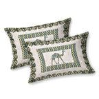 Viscose Gangour Collection 95x108 Double Bedsheet with Camel Motif Design