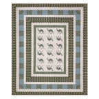 Viscose Gangour Collection 95x108 Double Bedsheet with Camel Motif Design