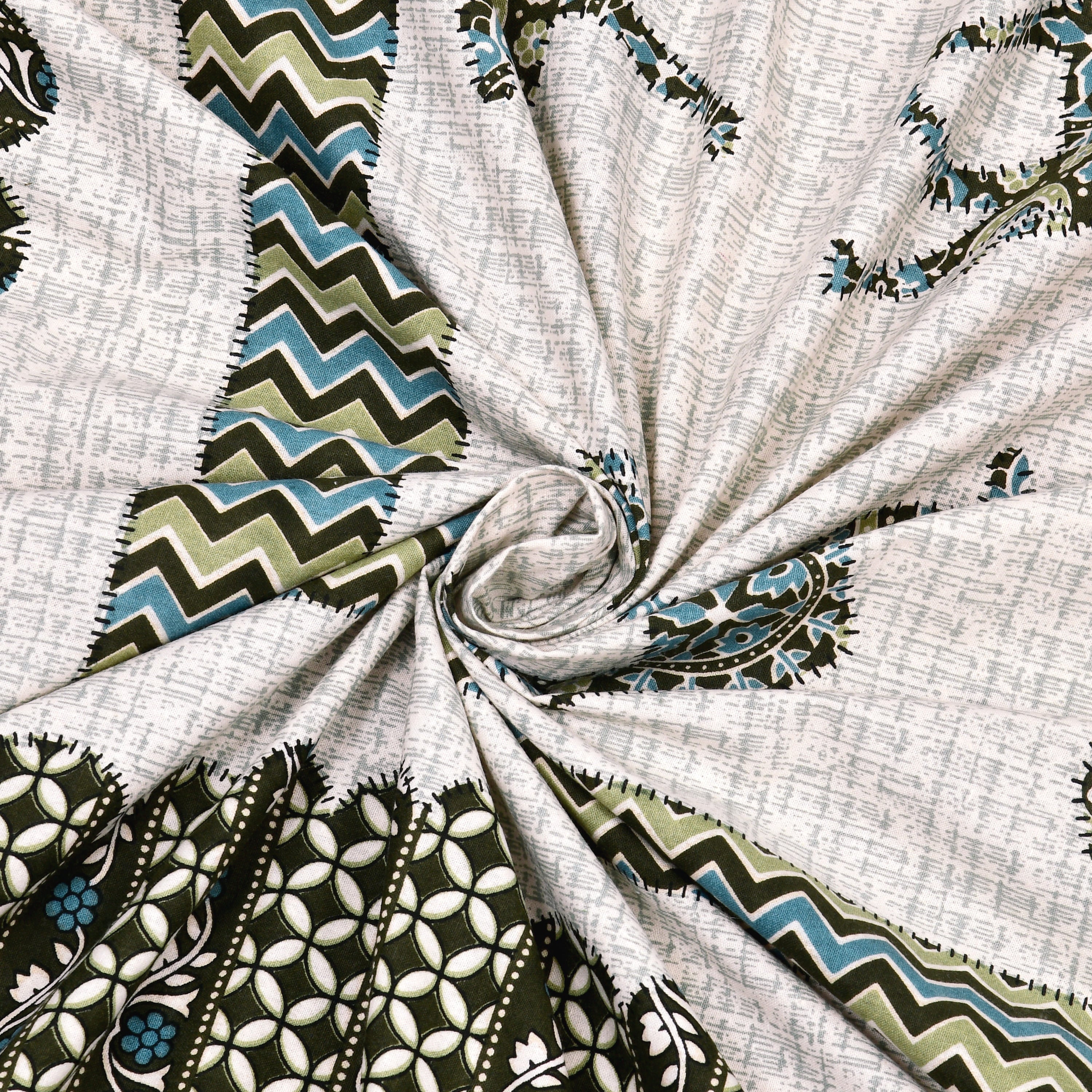 Viscose Gangour Collection 95x108 Double Bedsheet with Camel Motif Design
