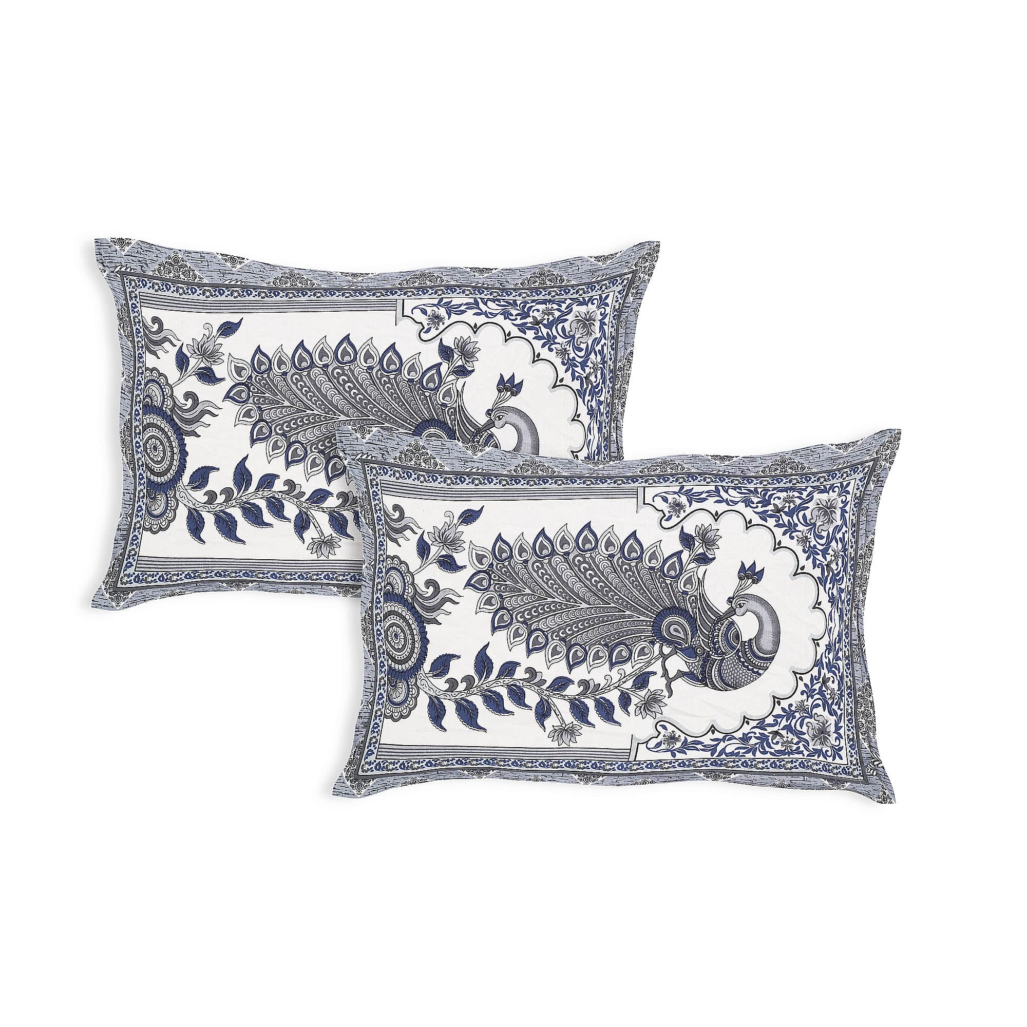 Grace Your Bedroom with Rang Mahal Viscose Double Bedsheet – 90x108 Inches with 2 Pillow Covers