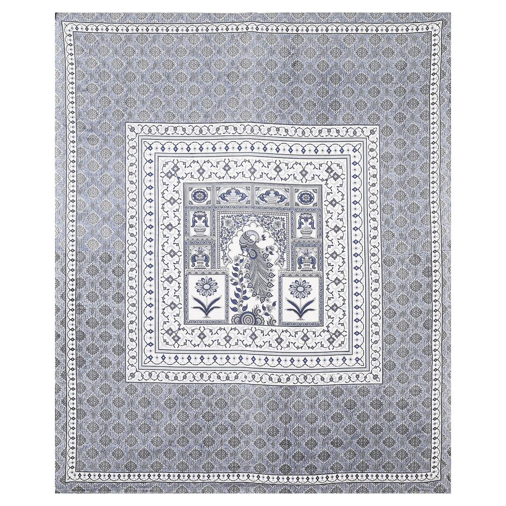 Grace Your Bedroom with Rang Mahal Viscose Double Bedsheet – 90x108 Inches with 2 Pillow Covers
