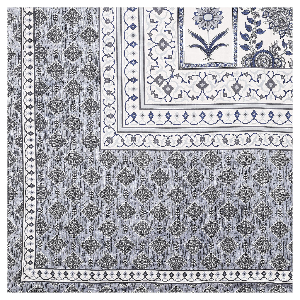Grace Your Bedroom with Rang Mahal Viscose Double Bedsheet – 90x108 Inches with 2 Pillow Covers