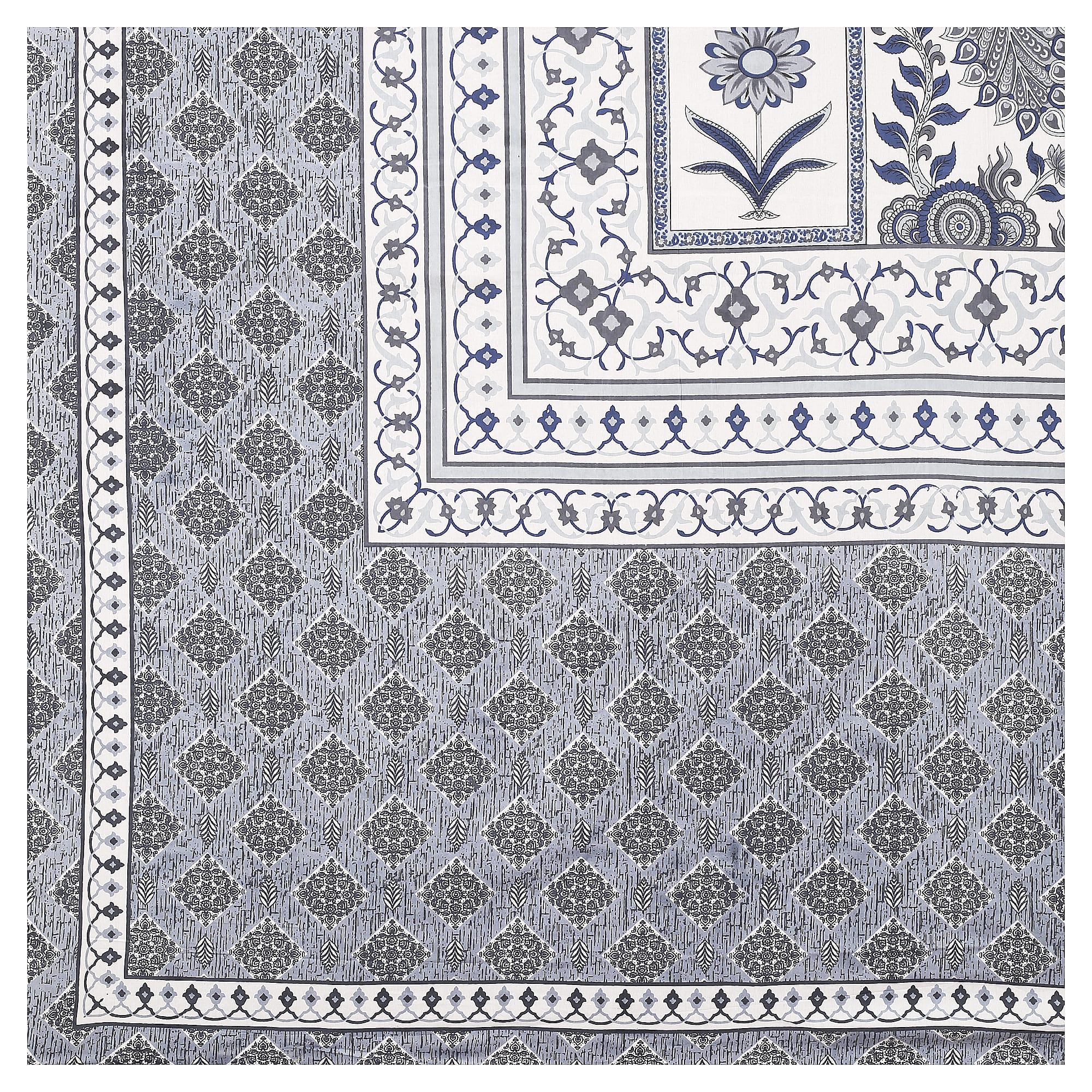 Grace Your Bedroom with Rang Mahal Viscose Double Bedsheet – 90x108 Inches with 2 Pillow Covers