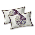 95-108 Viscose Gangour Collection Double Bedsheet with Floral Mandala Design