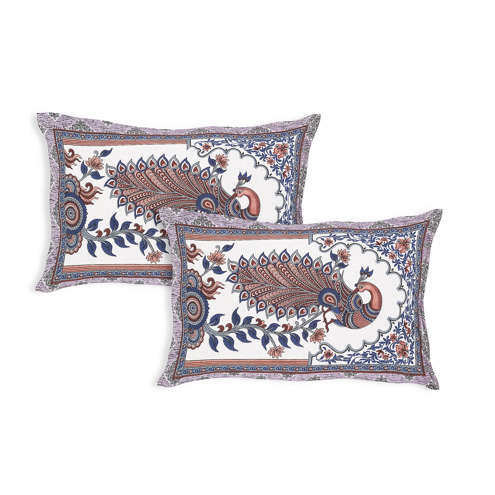 Grace Your Bedroom with Rang Mahal Viscose Double Bedsheet – 90x108 Inches with 2 Pillow Covers