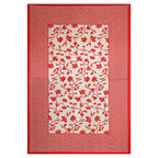 59" Elegant Floral Vine Print 100% Cotton Single Bedsheet with 1 Pillow Cover (60x90)