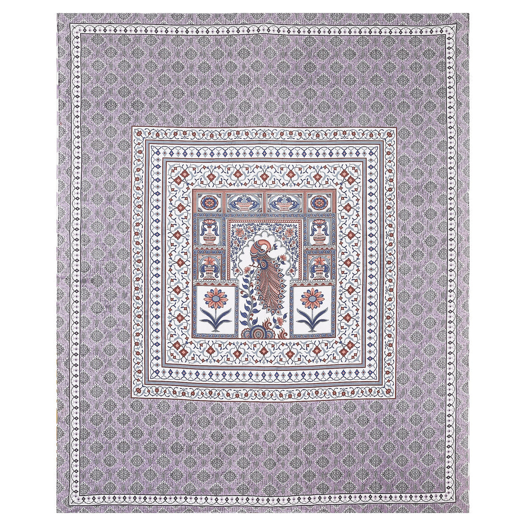 Grace Your Bedroom with Rang Mahal Viscose Double Bedsheet – 90x108 Inches with 2 Pillow Covers