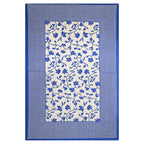 59" Elegant Floral Vine Print 100% Cotton Single Bedsheet with 1 Pillow Cover (60x90)