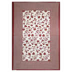 59" Elegant Floral Vine Print 100% Cotton Single Bedsheet with 1 Pillow Cover (60x90)