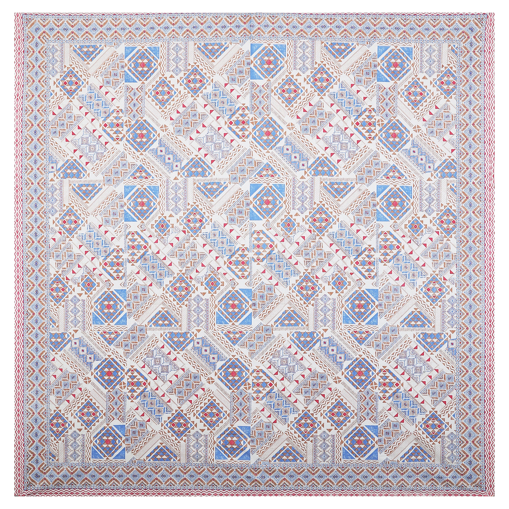 70/100 Artistic Collection 100% Cotton Single Bedsheet with 2 Pillow Covers (70x100)