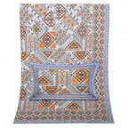 70/100 Artistic Collection 100% Cotton Single Bedsheet with 2 Pillow Covers (70x100)