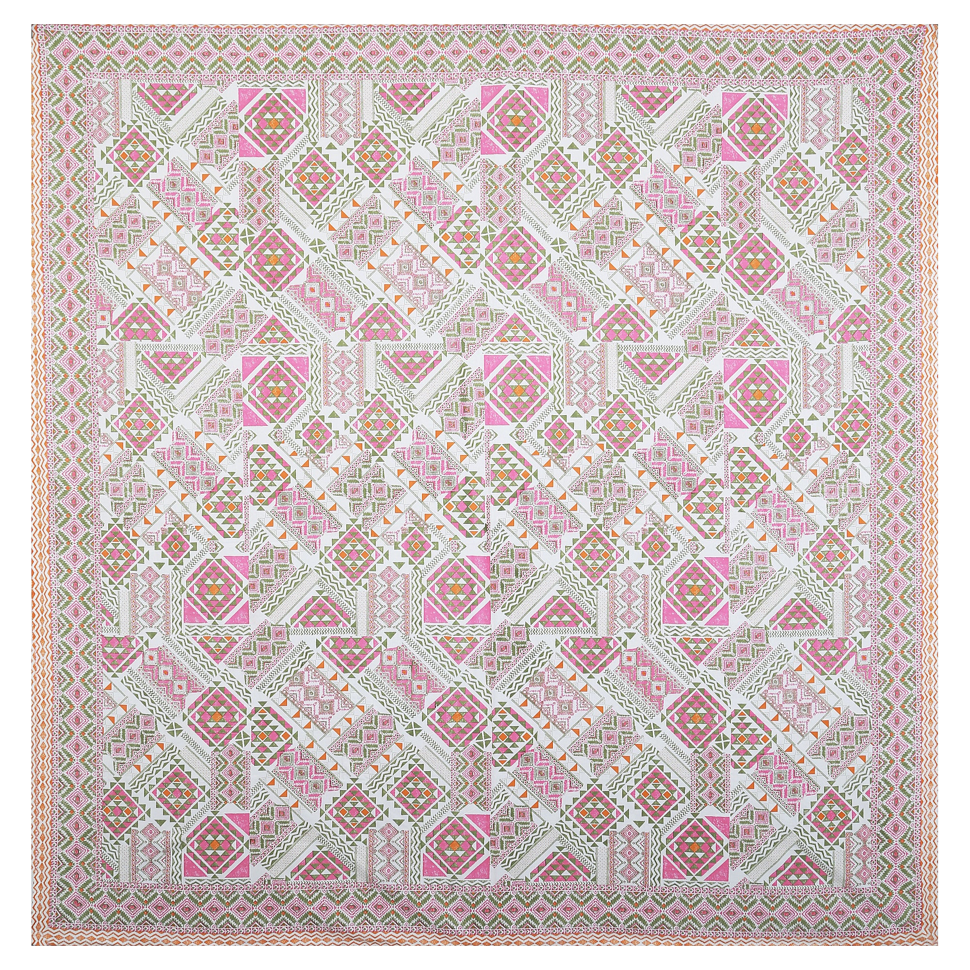 70/100 Artistic Collection 100% Cotton Single Bedsheet with 2 Pillow Covers (70x100)