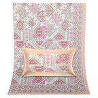 70/100 Artistic Collection 100% Cotton Single Bedsheet with 2 Pillow Covers (70x100)