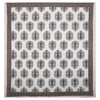 70/100 Royal Tree Motif Artistic Collection 100% Cotton Single Bedsheet with 2 Pillow Covers (70x100)