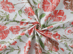 70/100 Floral Harmony Artistic Collection 100% Cotton Single Bedsheet with 2 Pillow Covers (70x100)