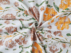 70/100 Floral Harmony Artistic Collection 100% Cotton Single Bedsheet with 2 Pillow Covers (70x100)