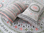 70/100 Mandala Charm Artistic Collection 100% Cotton Single Bedsheet with 2 Pillow Covers (70x100)