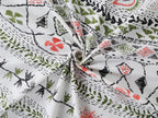 70/100 Mandala Charm Artistic Collection 100% Cotton Single Bedsheet with 2 Pillow Covers (70x100)