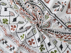 70/100 Mandala Charm Artistic Collection 100% Cotton Single Bedsheet with 2 Pillow Covers (70x100)