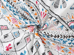 70/100 Mandala Charm Artistic Collection 100% Cotton Single Bedsheet with 2 Pillow Covers (70x100)