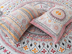 70/100 Mandala Charm Artistic Collection 100% Cotton Single Bedsheet with 2 Pillow Covers (70x100)