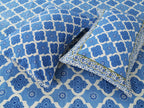 70/100 Artistic Collection Premium Cotton Single Bedsheet with 2 Pillow Covers (70x100)