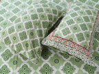 70/100 Artistic Collection Premium Cotton Single Bedsheet with 2 Pillow Covers (70x100)
