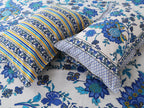 70/100 Artistic Collection Premium Cotton Single Bedsheet with 2 Pillow Covers (70x100)
