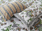 70/100 Artistic Collection Premium Cotton Single Bedsheet with 2 Pillow Covers (70x100)