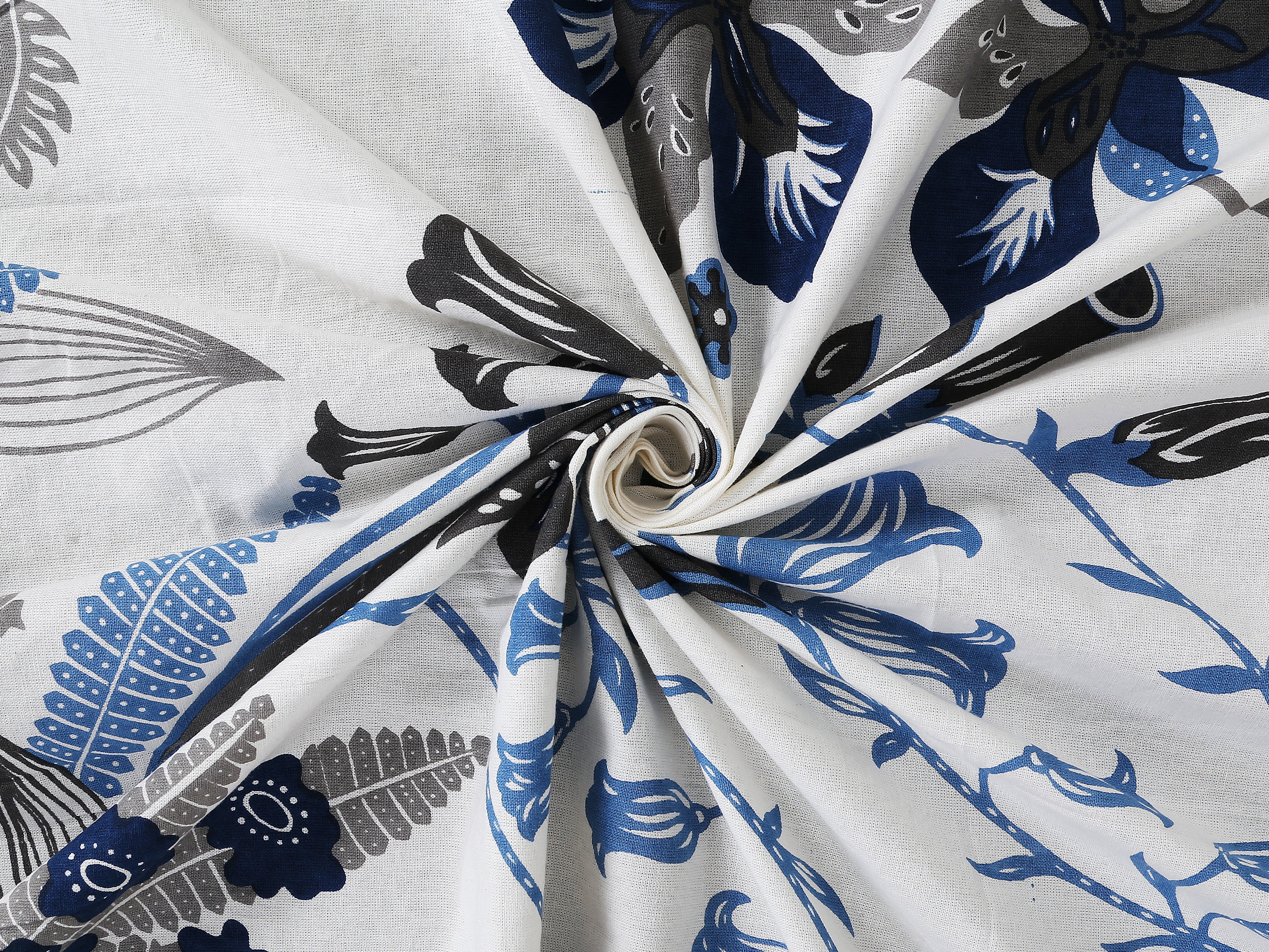 Artistic Collection Floral Print Cotton Bedsheet with 2 Pillow Covers | Premium 70x100 Inches