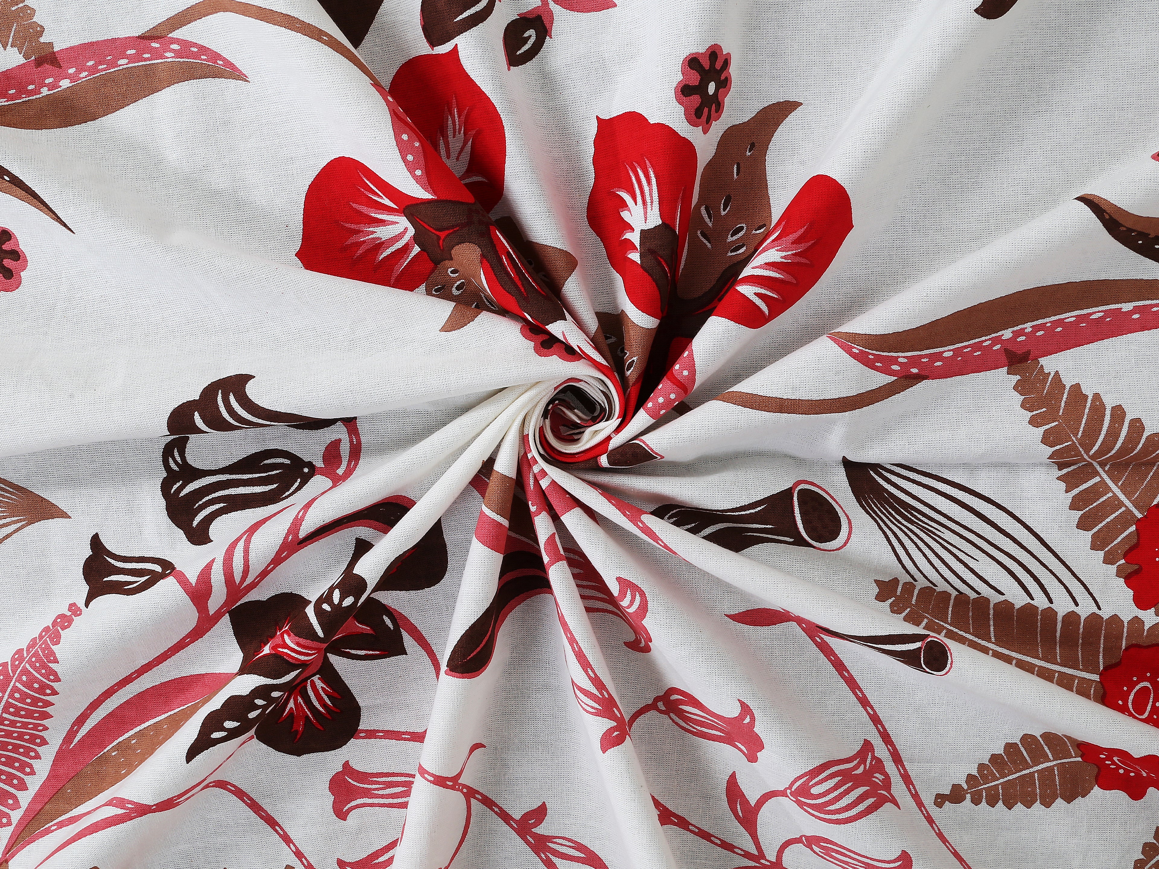 Artistic Collection Floral Print Cotton Bedsheet with 2 Pillow Covers | Premium 70x100 Inches