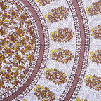 Eco Collection Cotton Double Bedsheet with Pillow Covers | Mandala Print | 90x100 Inches