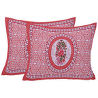 Eco Collection Cotton Double Bedsheet with Pillow Covers | Mandala Print | 90x100 Inches