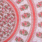 Eco Collection Cotton Double Bedsheet with Pillow Covers | Mandala Print | 90x100 Inches