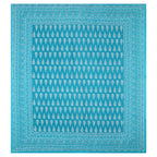 Eco Collection Cotton Double Bedsheet with Pillow Covers | Leaf Print | 90x100 Inches