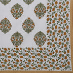 Eco Collection Cotton Floral Print Double Bedsheet with 2 Pillow Covers | 90x100 Inches