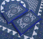 Eco Collection Star Mandala Cotton Bedsheet with 2 Pillow Covers | Premium 70x100 Inches