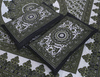 Eco Collection Star Mandala Cotton Bedsheet with 2 Pillow Covers | Premium 70x100 Inches