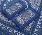 Eco Collection Mandala Print Cotton Bedsheet with 2 Pillow Covers | Premium 70x100 Inches