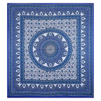 Eco Collection Mandala Print Cotton Bedsheet with 2 Pillow Covers | Premium 70x100 Inches