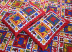 Eco Cotton Double Bedsheet with Traditional Block Tile Print – 90x100 Inches + 2 Pillow Covers