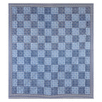 Eco Cotton Double Bedsheet with Geometric Tile Print – 90x100 Inches + 2 Pillow Covers