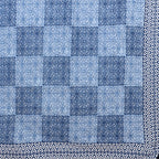 Eco Cotton Double Bedsheet with Geometric Tile Print – 90x100 Inches + 2 Pillow Covers
