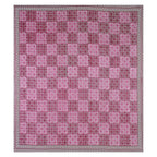 Eco Cotton Double Bedsheet with Geometric Tile Print – 90x100 Inches + 2 Pillow Covers
