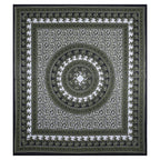 Eco Cotton Double Bedsheet with Ethnic Mandala & Floral Motif – 90x100 Inches + 2 Pillow Covers