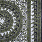 Eco Cotton Double Bedsheet with Ethnic Mandala & Floral Motif – 90x100 Inches + 2 Pillow Covers