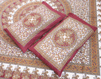 Eco Cotton Double Bedsheet with Ethnic Mandala & Floral Motif – 90x100 Inches + 2 Pillow Covers