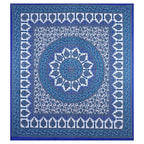 Eco Cotton Double Bedsheet with Mandala Floral Print – 90x100 Inches + 2 Pillow Covers