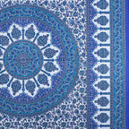 Eco Cotton Double Bedsheet with Mandala Floral Print – 90x100 Inches + 2 Pillow Covers