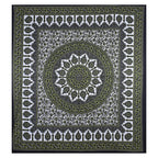Eco Cotton Double Bedsheet with Mandala Floral Print – 90x100 Inches + 2 Pillow Covers